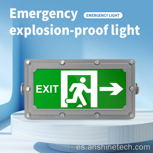 Luz de señal de salida de emergencia LED impermeable IP 54